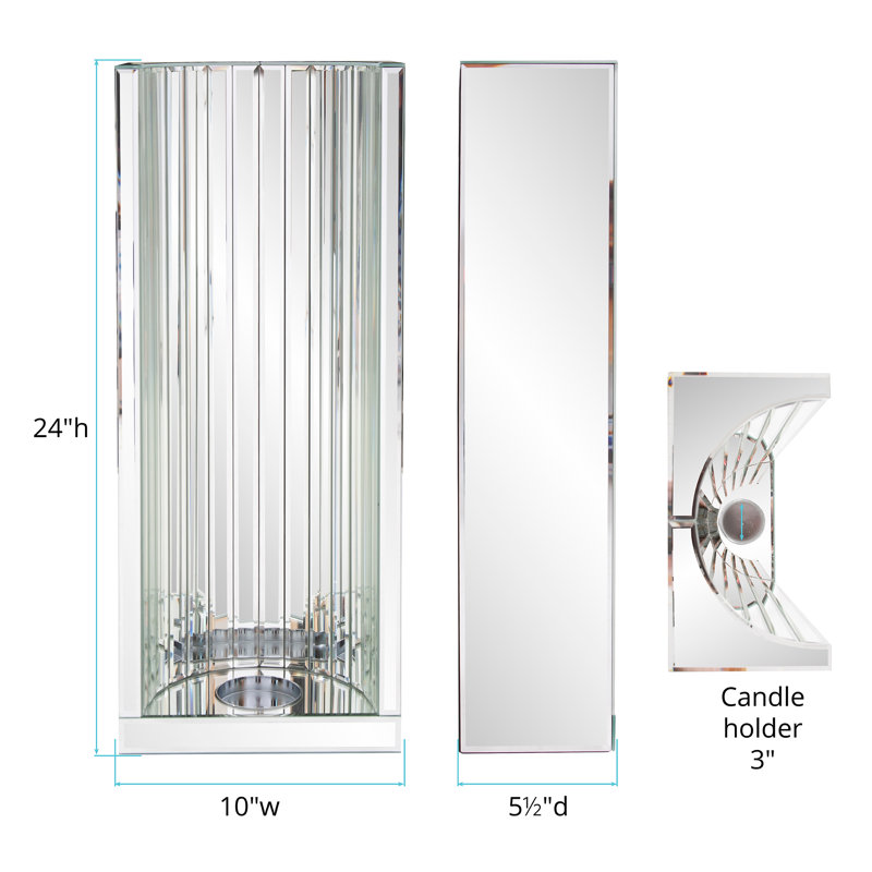 Kaj Glass Candle Wall Light