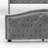 81" W King Size Tufted Upholstered Bed with Storage Drawers - Light Gray-655885275-655885284