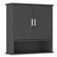 Armoire de salle de bain murale blanche-1491715490