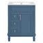 Meuble-lavabo 24 po avec lavabo en céramique et tablette réglable