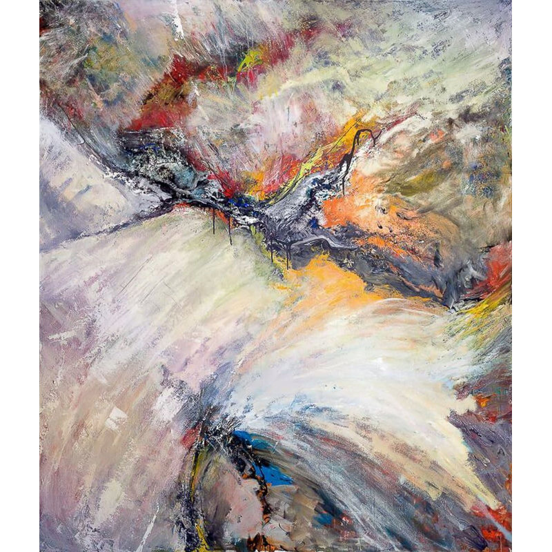 Bird In Flight Print by John Beard, 60" H x 40" W x 1.5" D, Black Framed Canvas