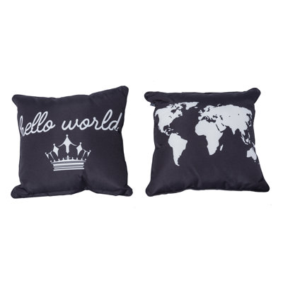 Algonquin Indoor / Outdoor Square Decorative Cushion Pillow Cover