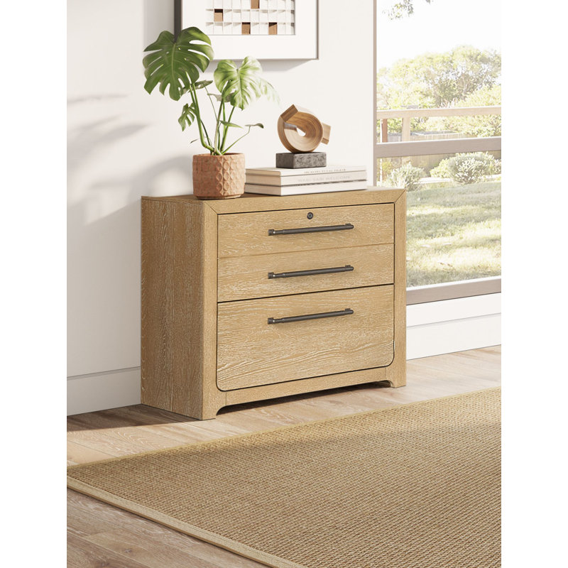 Fitzgerald 3 - Drawer Vertical File Cabinet