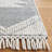 Altis Flat Weave Wool/Cotton Southwestern Rug in Black/Ivory-27570833