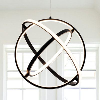 Arialynn Dimmable LED Globe Chandelier