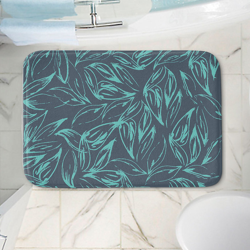 Non-Slip Bath Mat, 34" W x 21" L x 1" H