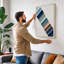 Material Palette Study Minimalist - Wrapped Canvas-806296626-806296631