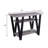 Antique Grey And Black Rectangle Sofa Table