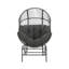 Fauteuil oscillant d'extérieur en osier Palos-827180316-827180307