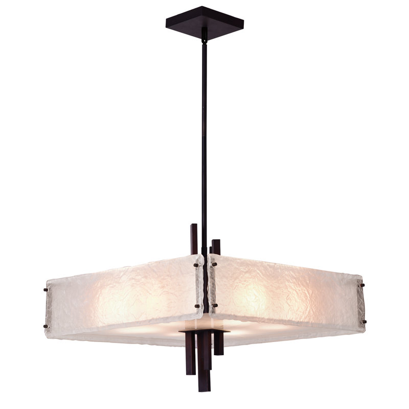 Paradiso 10 - Light Dimmable Square / Rectangle Chandelier