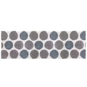 Dotted Circles Double-Sink Bath Rug