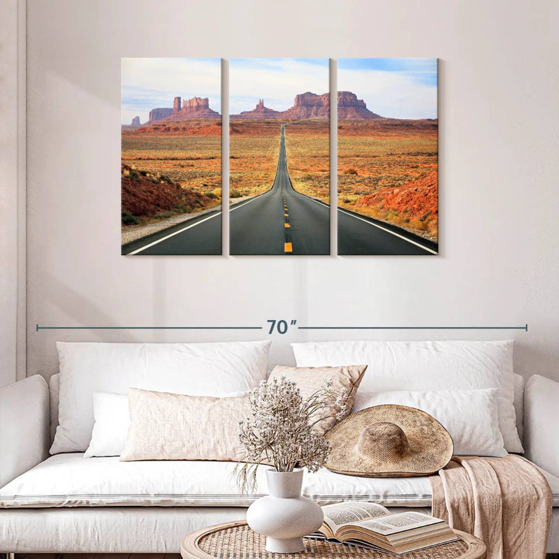 Mehar célèbre route de Monument Valley, H 28 po x l 45 po