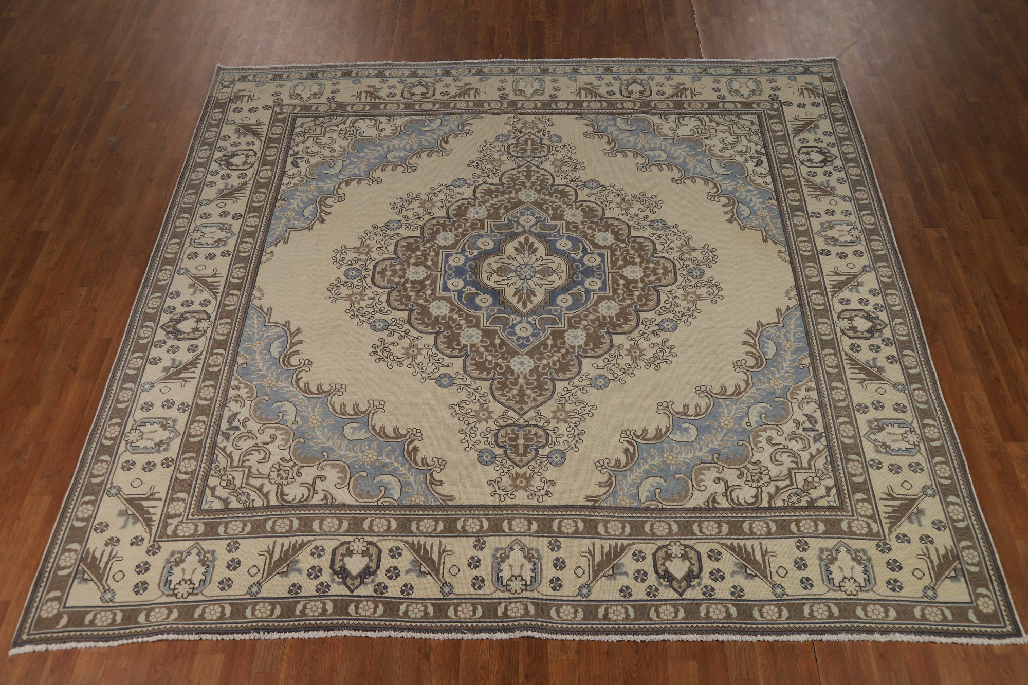 Bloomsbury Market Square Wool Medallion Traditional Area Rug 9x9 | Wayfair