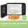 Living And Home 44cm 20m³ L External Accent Microwave with Sensor Cooking and Air Frying Capability