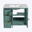 Ensemble de meuble-lavabo simple 36 po en bois massif avec lavabo 36 po et 3 tiroirs