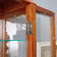 Vitrine, verre, bois, rangement pour, vin élégant, jouets et objets de collection-1962102712