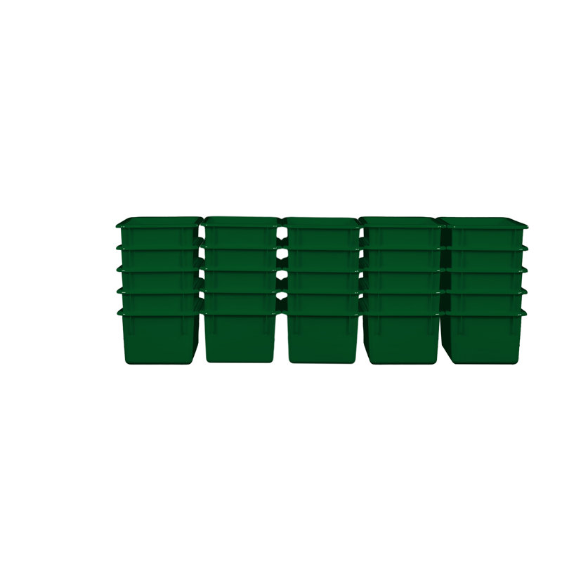 Bac en plastique, Vert