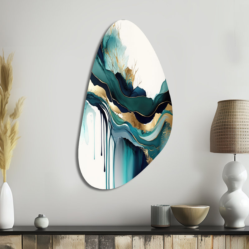 Austen - Unique Shape Abstract, H 39 po x l 21 po