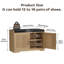 16 Pair Shoe Storage Bench-690698183