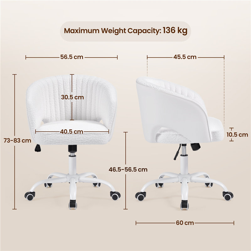 Boucle Office Chair