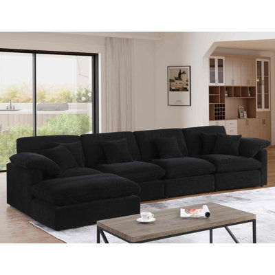  6 - Piece Chenille Sectional