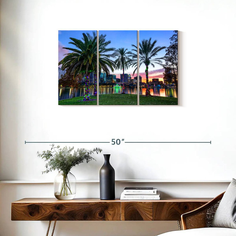 Florida Cityscape, 20" H x 33" W