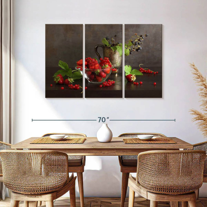 Yarlin Midsummer Berries, 36" H x 57" W