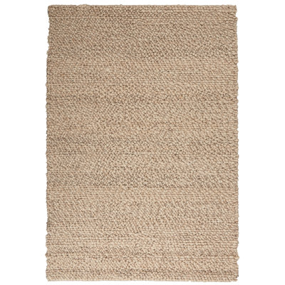 Riverstone Wool Area Rug in Brown