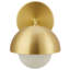 Applique murale en laiton Eclipse Globe-101991375