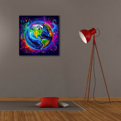  'The World' by Dean Russo Canvas Wall Art, 26" x 26"