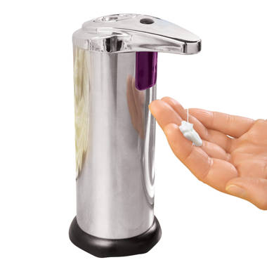 Glass and Bamboo Soap Dispenser Pure Soap 34 fl oz