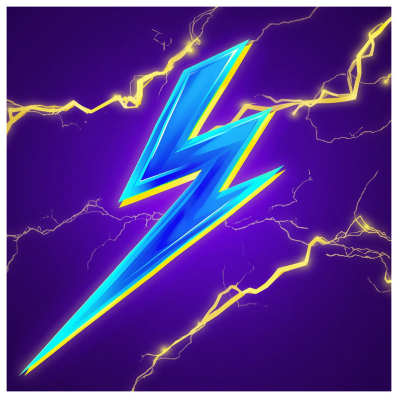Coussins bleus Blue Lightning Bolt, 20 x 20 inches