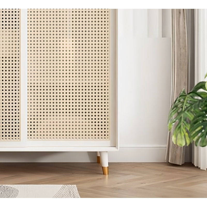 Petite armoire simple de couleur unie, H 70,87 po x l 31,5 po x P 21,65 po, Blanc