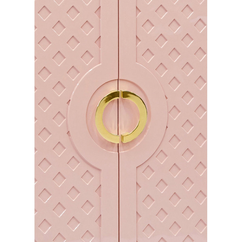 Accent Cabinet, Pink