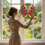Art mural sur toile, "Grenades et olives"-45763004