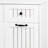White Laundry Cabinet With 2 Removable And - Drawers, 75.7 Pounds Featuring Easy To Keep Room Tidy, 35.86 Inches Tall
