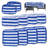 10 Pack Outdoor Patio Cushion Slipcovers, Waterproof Replacement Cushion Covers for Sectional Sofa Couch, Patio Furniture Seat Backrest Armrest Cushion Protector, Black (Covers Only, No Cushion Inserts)-558432463