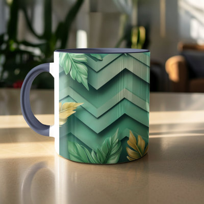 Chevron 11oz Accent Coffee Mug