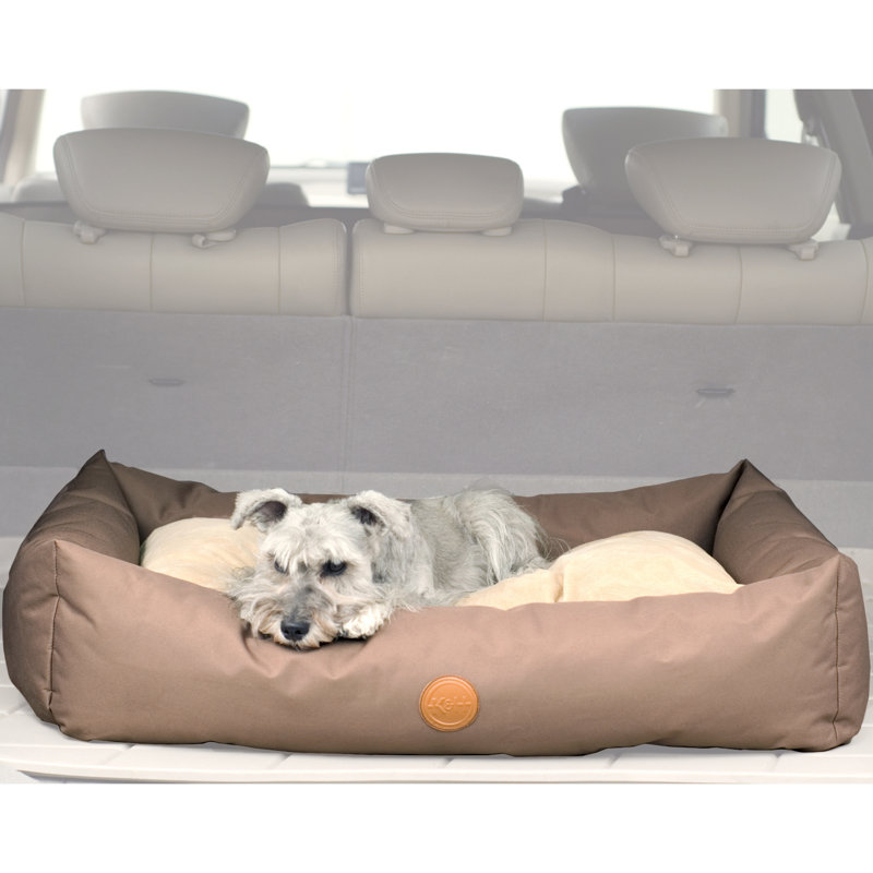 Lits de voyage pour chien, Petit (l 36 po x P 24 po x H 7 po), Brun clair