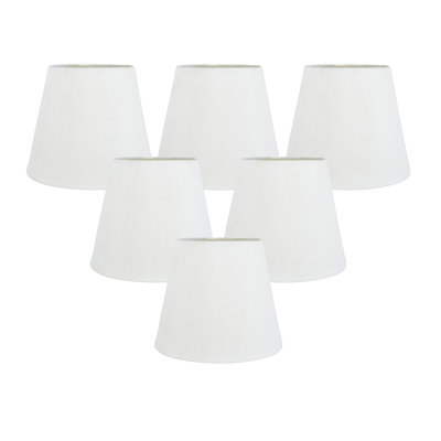 Faux Silk Taper Lamp Shade