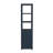 Elin 70" H x 18" W Etagere Bookcase, Navy Blue