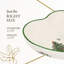 Christmas Tree Serve Heart Shaped Dip Bowl