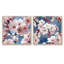 Joliette - Ensemble de 2 collages floraux carrés-101848929-101848930