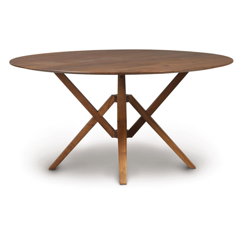Table de bout fixe Exeter, L 60 po x l 60 po, Noyer naturel
