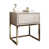 gold chrome / Handleless opening system,