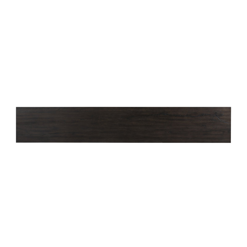 Laredo TV Stand - Smoked Black Veneer, Dark Gray