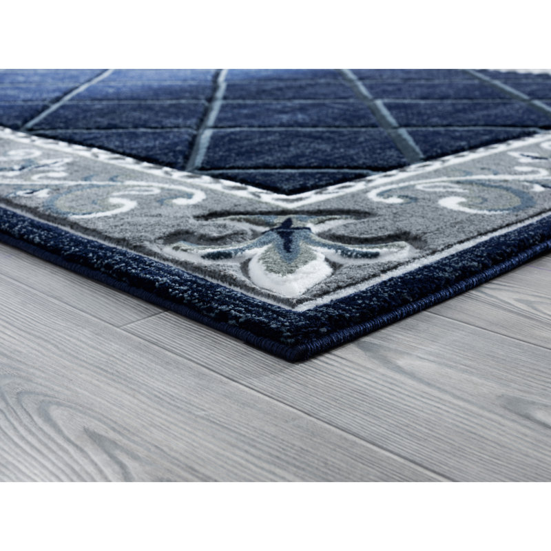 Godsey Geometric Indoor Rug, Runner 2'7" x 7'4"
