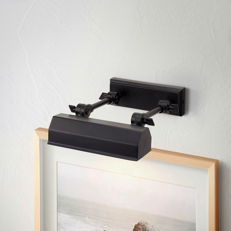 1-Light Wall Picture Light, Black