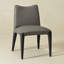 Chaise de salle à manger rembourrée en cuir véritable 21 po de large moderne sans assemblage (ensemble de 2)-1028778384-1039520453