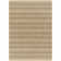 Tarri Boho Jute-Look Striped Brown Area Rug